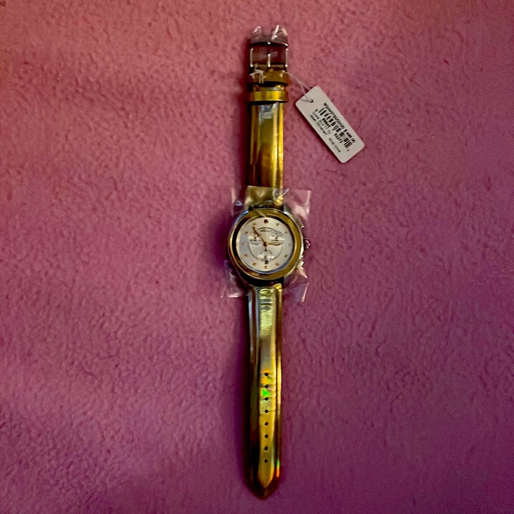 Michele watch leather band
